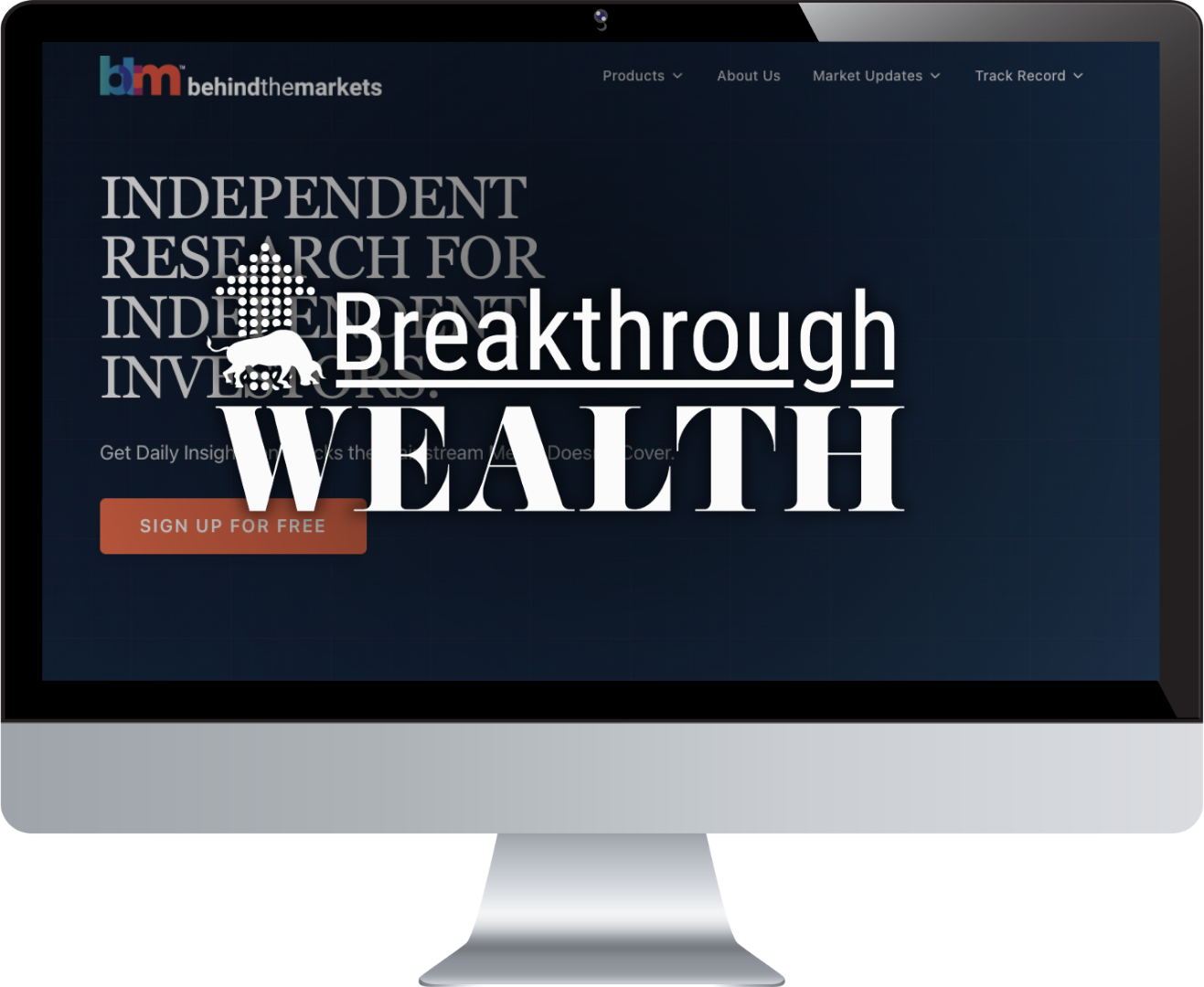 Breakthrough Wealth exclusive members website